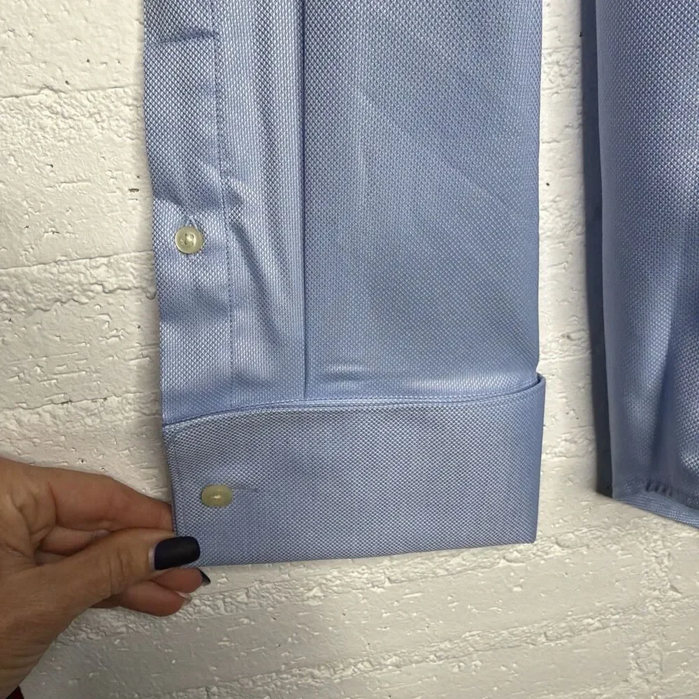 Banana Republic Egyptian Cotton Fitted Dress Shirt XL 17-17.5 French Cuff NWT